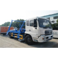 Luxurious DONGFENG cummins 180hp swing arm garbage truck